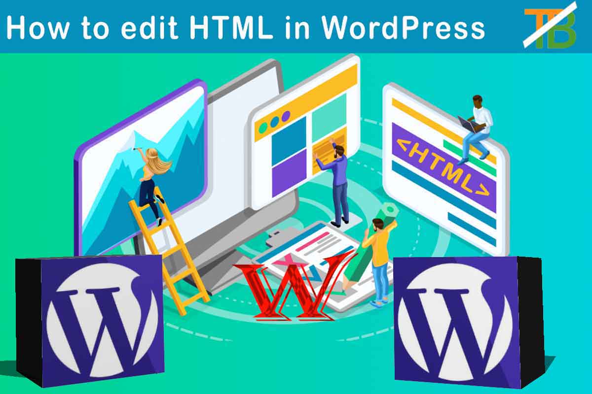 How to edit html in WordPress, edit html in WordPress,