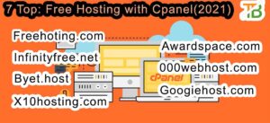 top 7 free hosting with cpanel, free hosting with cpanel,
