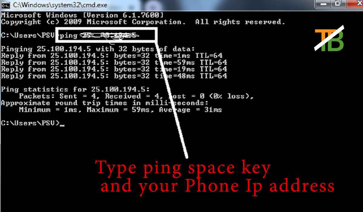 How to ping a phone from your computer