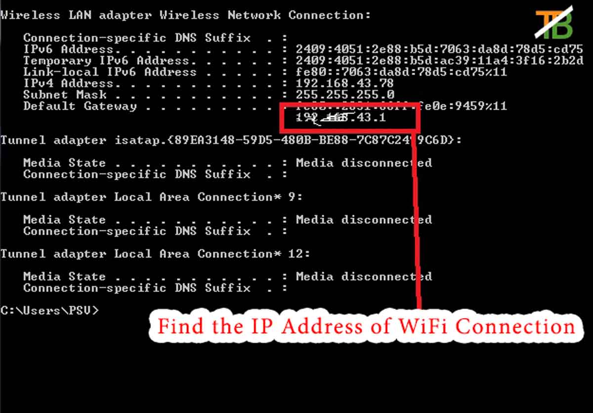 How to find IP address of wifi connection , change pldt wifi password