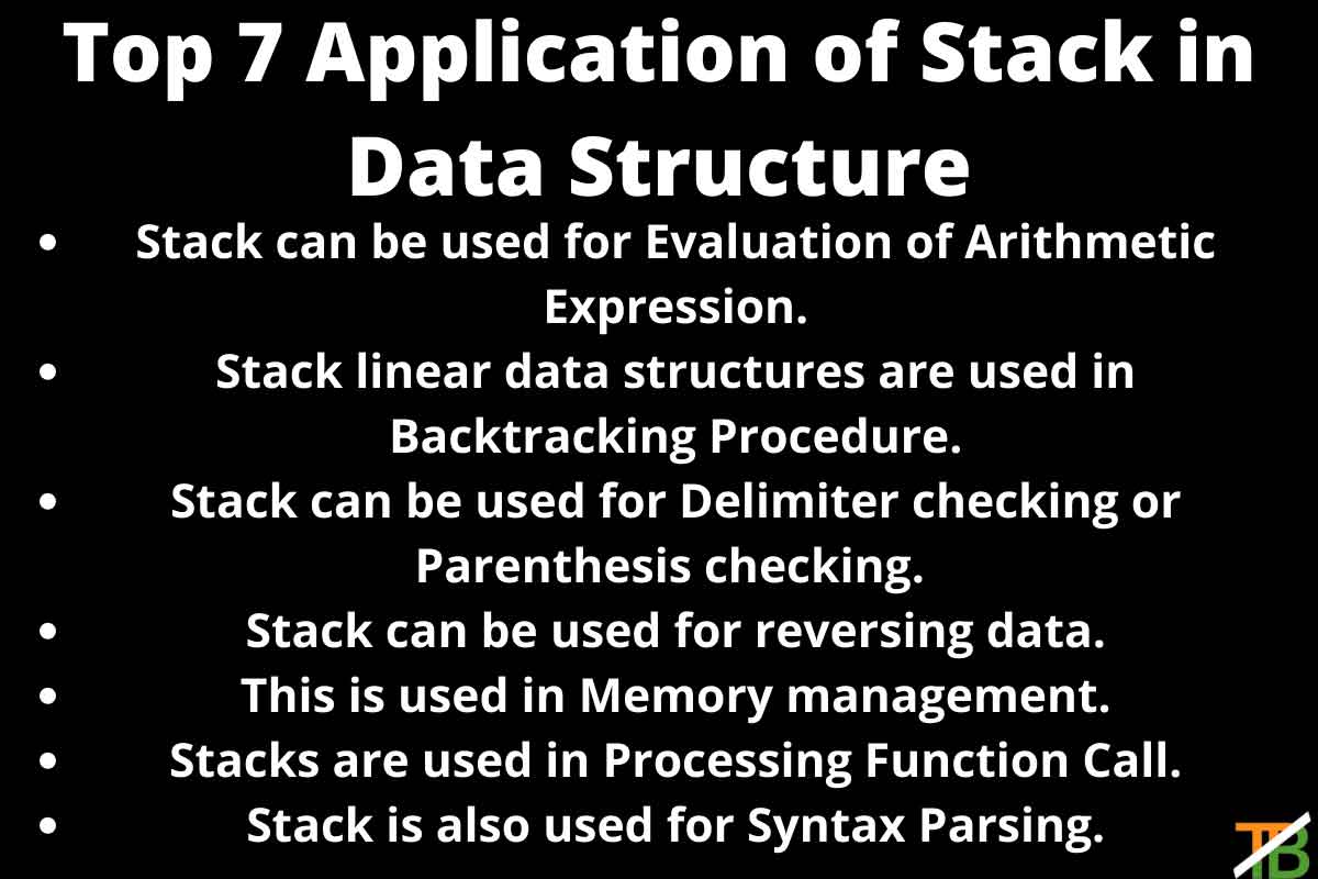 application of stack 