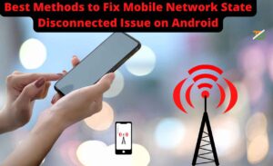 mobile network state disconnected