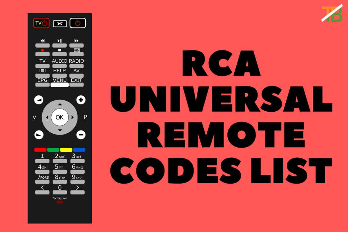 RCA universal remote codes